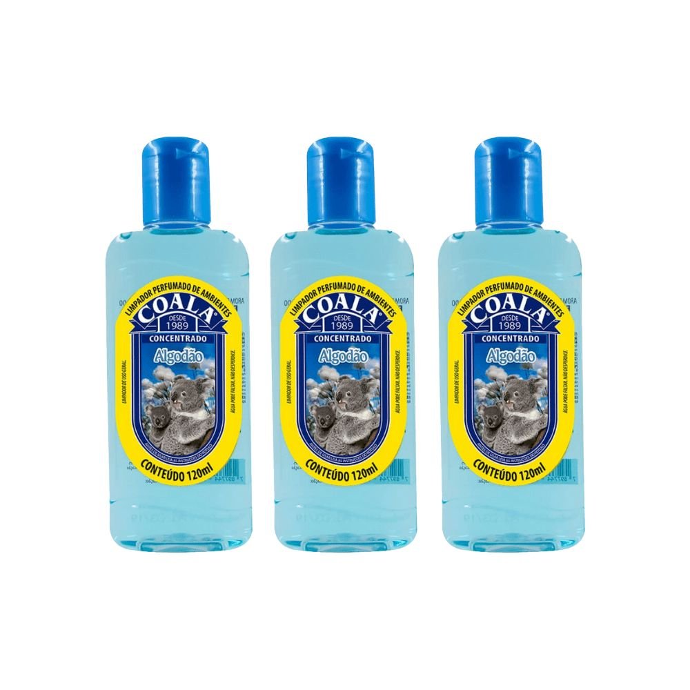 Essência Concentrada Algas marinhas Coala 120ml com 3 unidades - e - dona