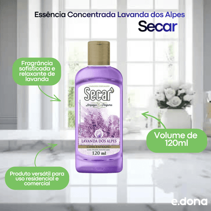 Essência Concentrada Lavanda dos Alpes Secar 120ml - e - dona