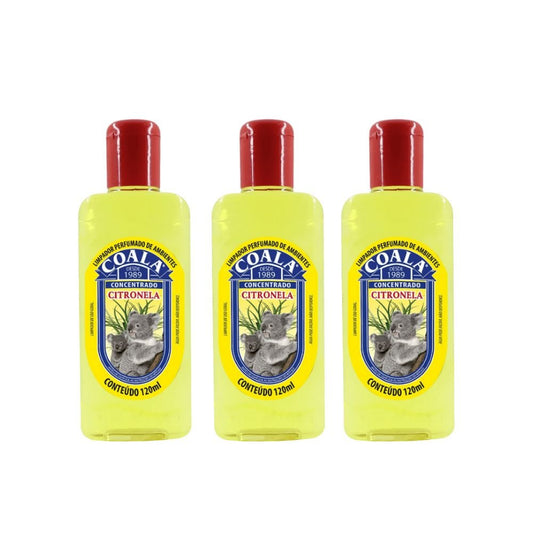 Essência Concentrado Citronela Coala 120ml com 3 unidades - e - dona