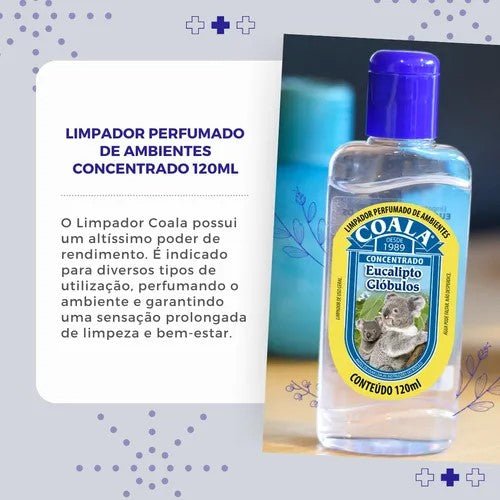 Essência Concentrado Eucalipto Glóbulos Coala 120ml com 3 unidades - e - dona