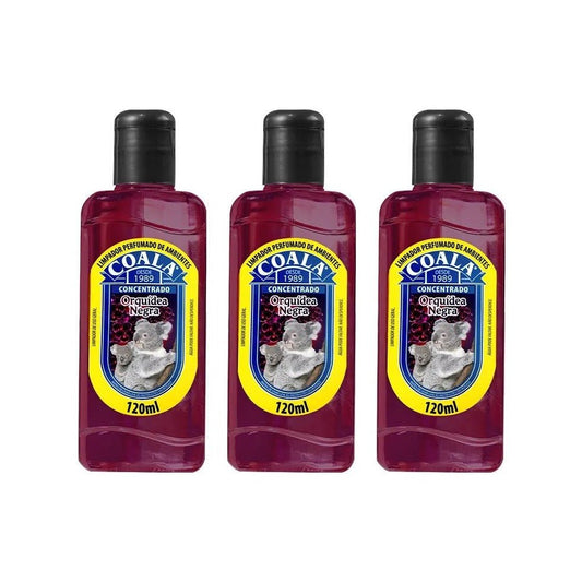 Essência Orquídea Negra 120ml com 3 unidades Coala - e - dona