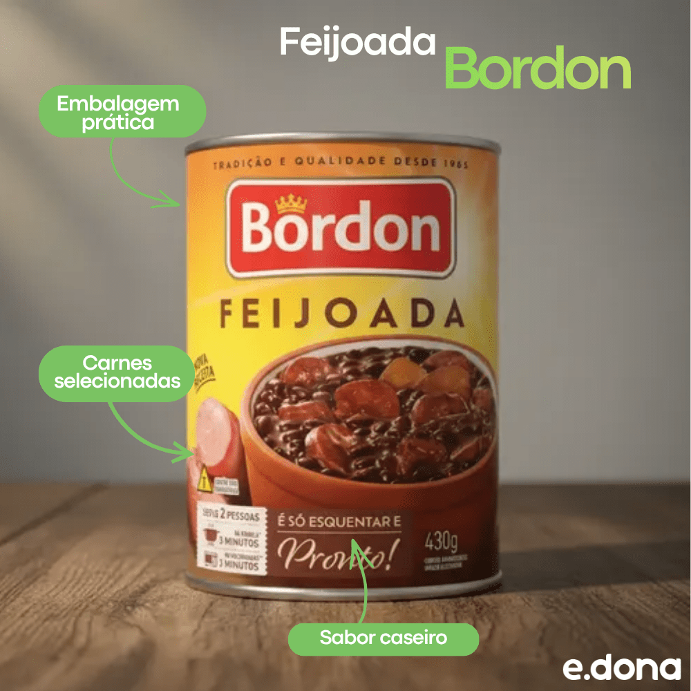 Feijoada Bordon 430g - e - dona