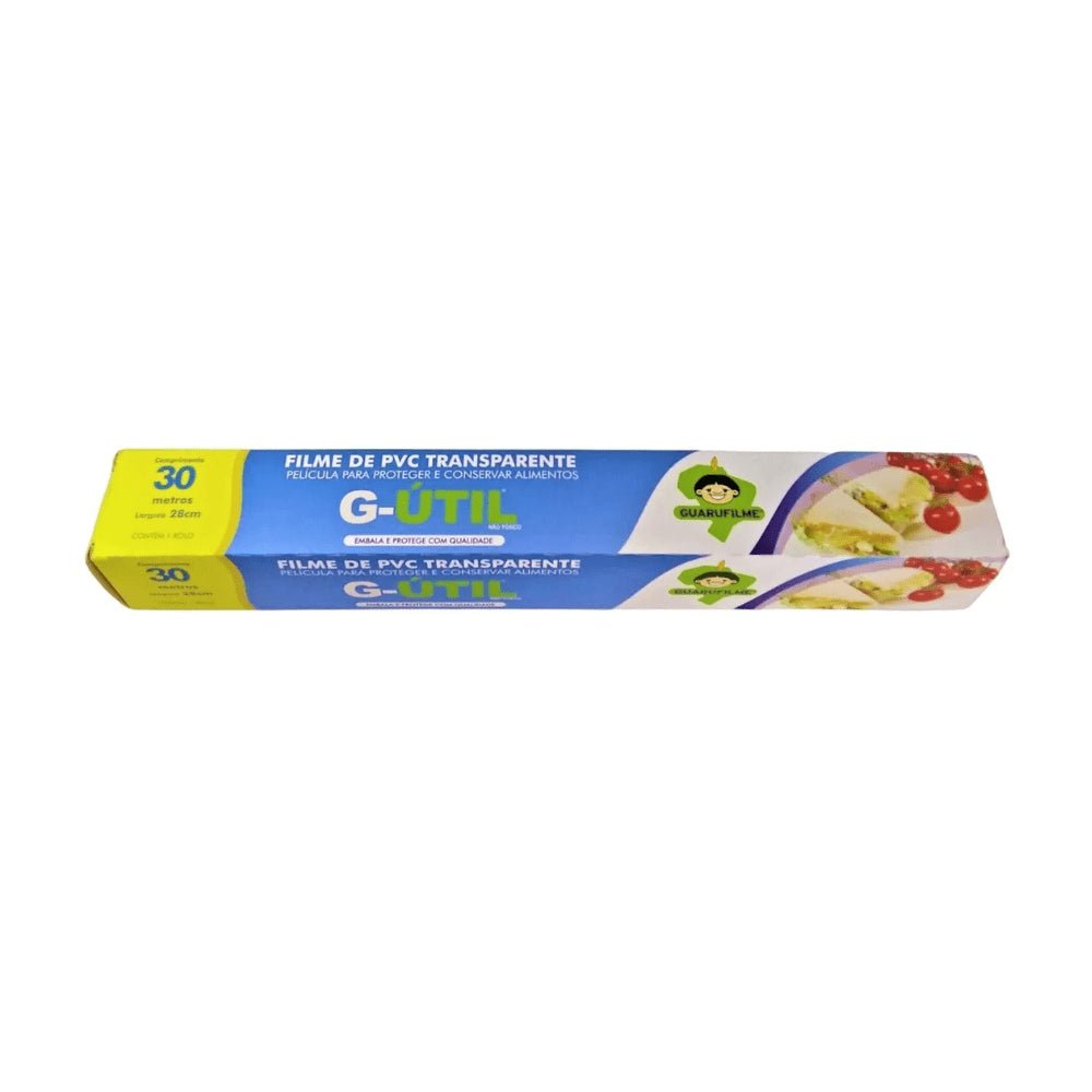 Filme PVC 28cm x 30m Guarufilme - e - dona