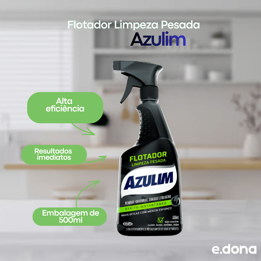 Flotador Limpeza Pesada Azulim 500ml - e - dona