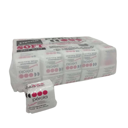 Guardanapo 18x20 folha simples Pérola com 5.000 folhas - e - dona