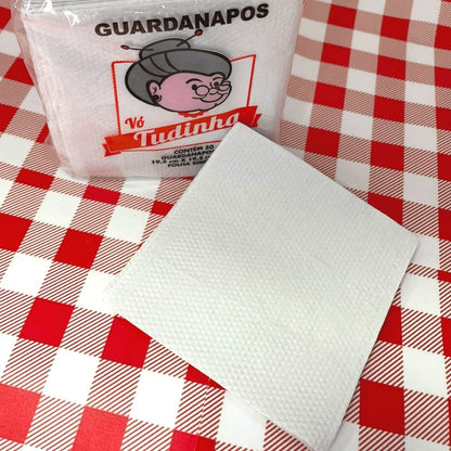 Guardanapo 19,5x19,5cm Vó Tudinha Folha Simples com 100 folhas - e - dona