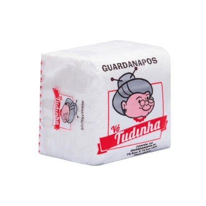 Guardanapo 19,5x19,5cm Vó Tudinha Folha Simples com 100 folhas - e - dona