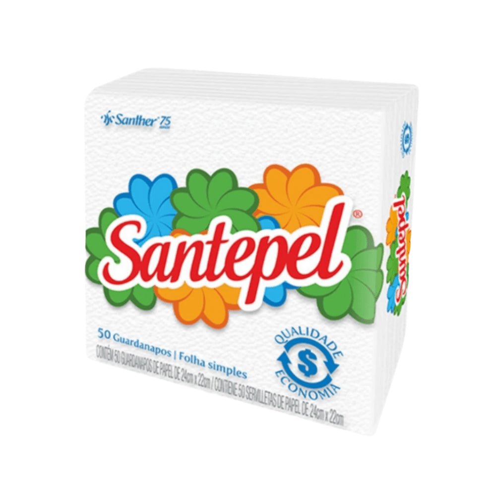 Guardanapo 24X22 folha simples Santepel com 4.000folhas - e - dona