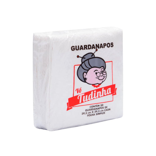 Guardanapo 29,5x29,5cm folha simples Vó tudinha com 50 folhas - e - dona