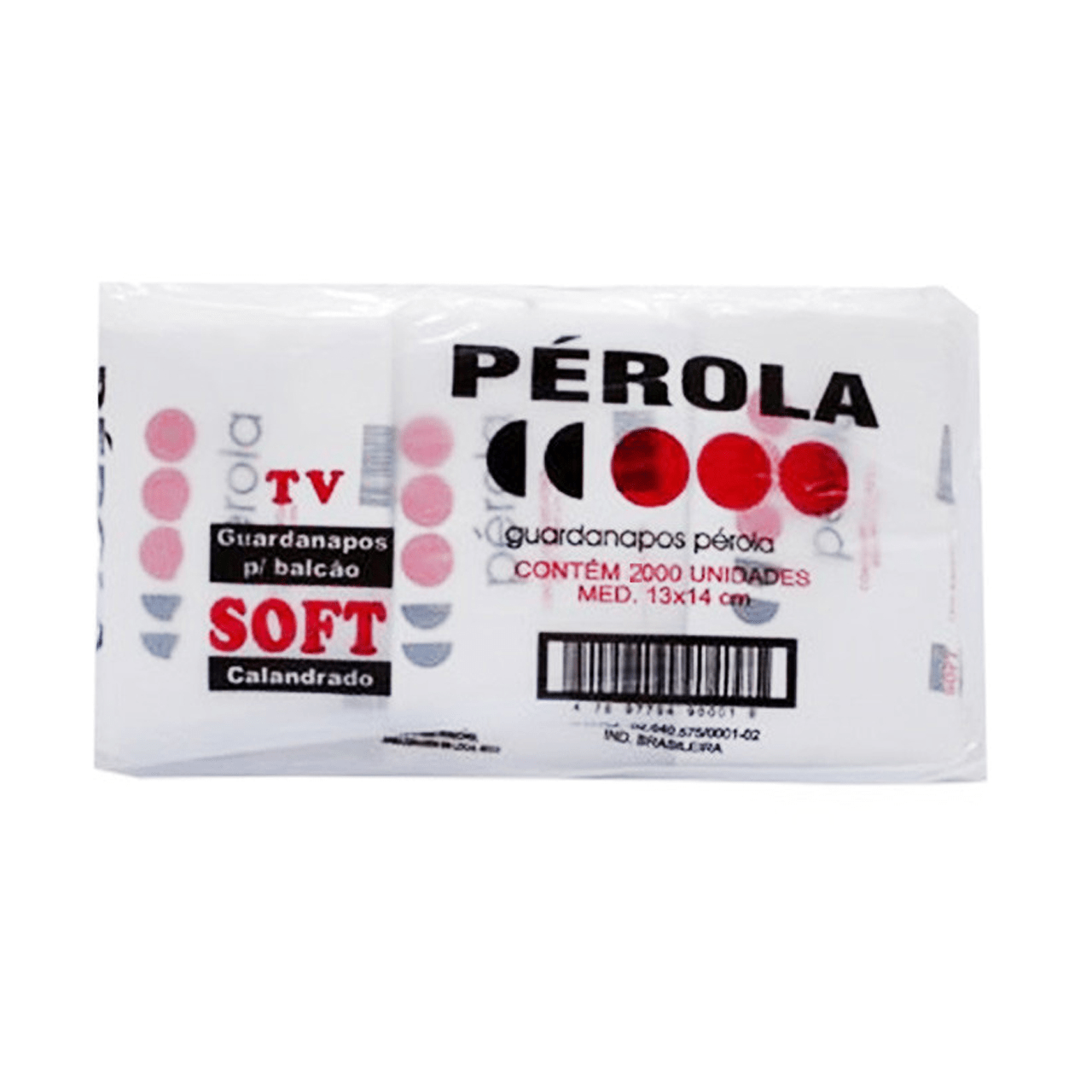 Guardanapo TV 13x14 Pérola com 2.000 Folhas - e - dona