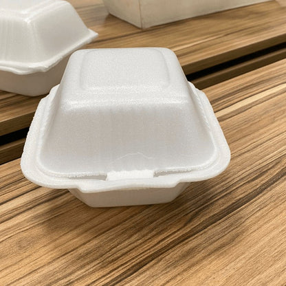 Hamburgueira de Isopor Ultratherm H01 com 100 unidades - Conservação Térmica e Praticidade para Lanches - e - dona