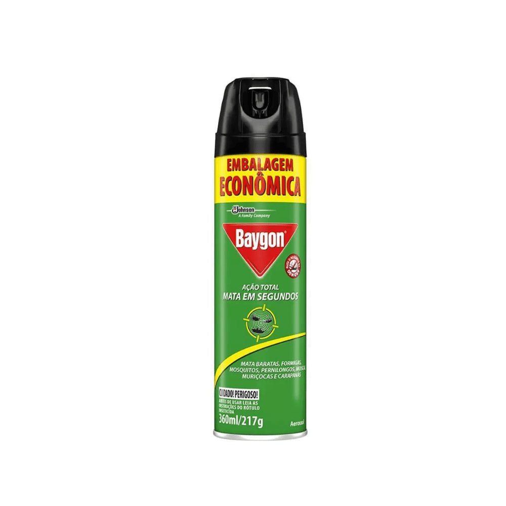 Inseticida Aerosol Ação total Baygon 360ml - e - dona