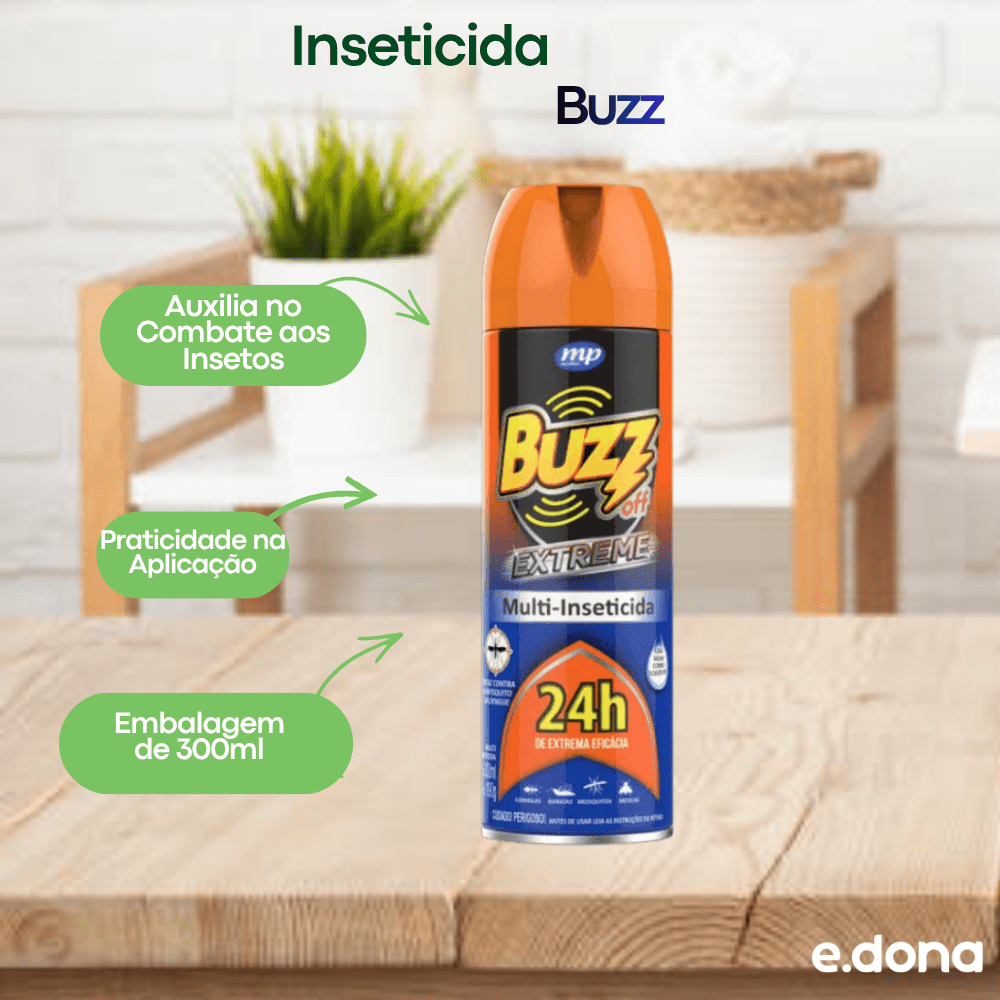 Inseticida Buzz 300ml Multi Zip - e - dona