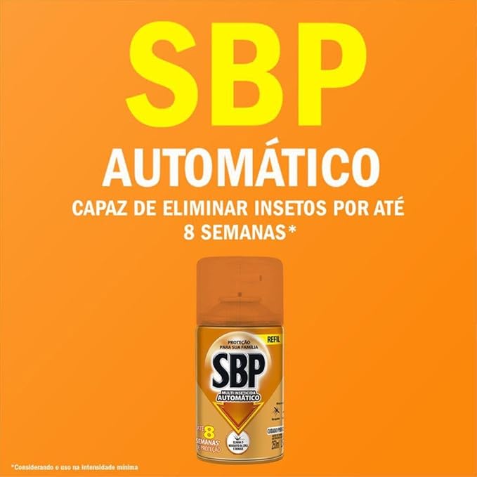 Inseticida SBP Refil Tradicional 250ml - Edição Promocional - e - dona