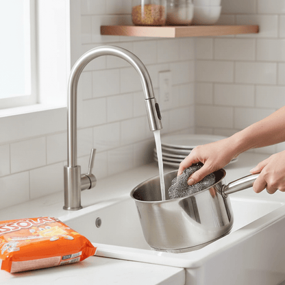 Kit 10 Pacotes de Lã de Aço Assolan 45g Cada - e - dona