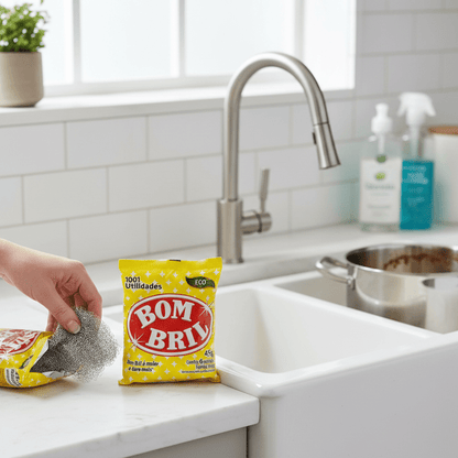 Kit 10 Pacotes de Lã de Aço Bombril 45g Cada - e - dona