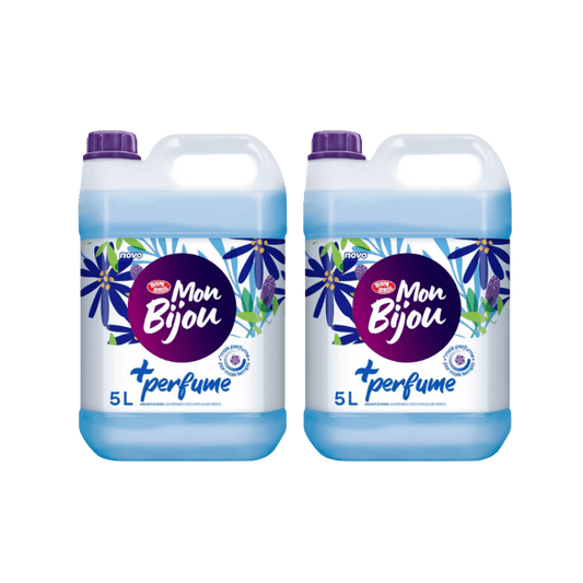 Kit 2 Amaciantes Mon Bijou 5 Litros Cada + Perfume - e - dona