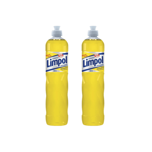 Kit 2 Detergentes Limpol Neutro 500ml Cada - e - dona