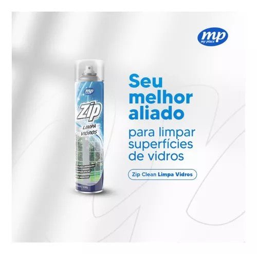 Kit 2 Limpa Vidro Spray 400ml Zip - e - dona
