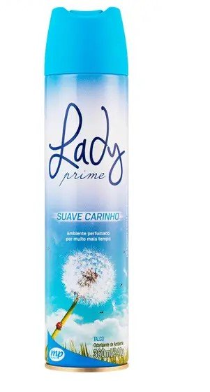 Kit 2 Odorizador Lady Prime Talco e Toque da Primavera 360ml Cada - e - dona