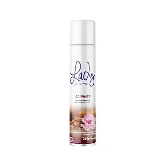 Kit 2 Odorizadores Lady Prime Bamboo + Cereja e Canela 360ml Cada - e - dona