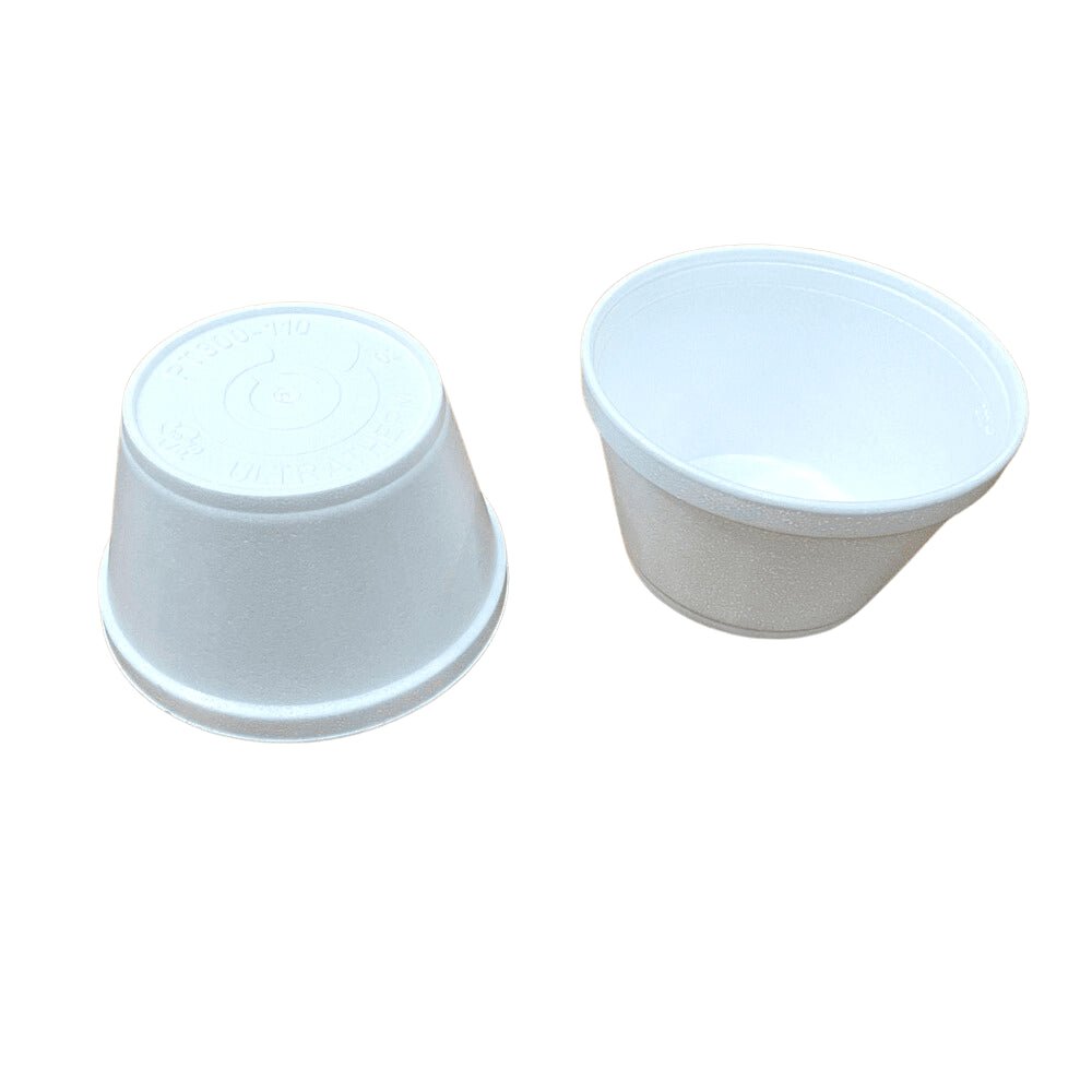 Kit 2 Pacotes de Potes de Isopor 300ml Ultratherm com 25 unidades - e - dona