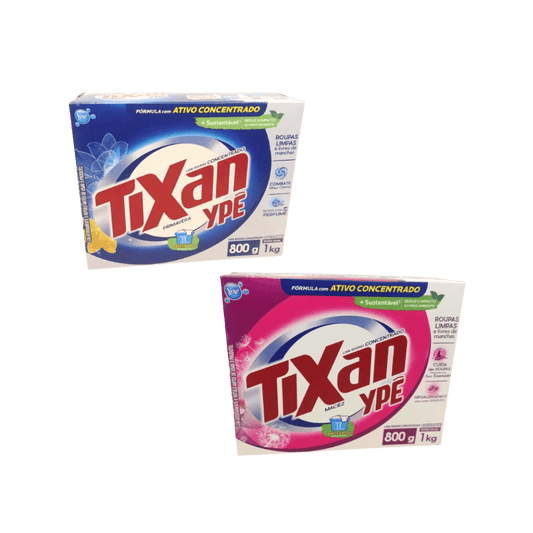 Kit 2 Pacotes Sabão em Pó Tixan Maciez 800g Cada - e - dona