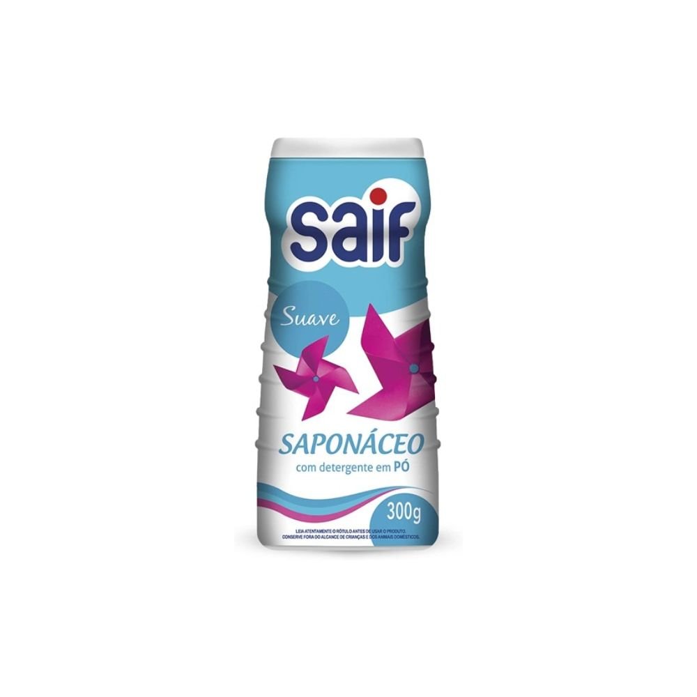 Kit 2 Saponáceo Pó Suave 300g Saif - e - dona