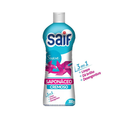 Kit 2 Saponáceos Cremoso 300g Suave Saif - e - dona