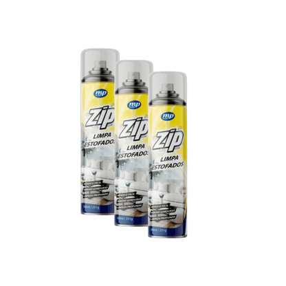 Kit 3 Limpa Estofados Spray 300ml Zip - e - dona