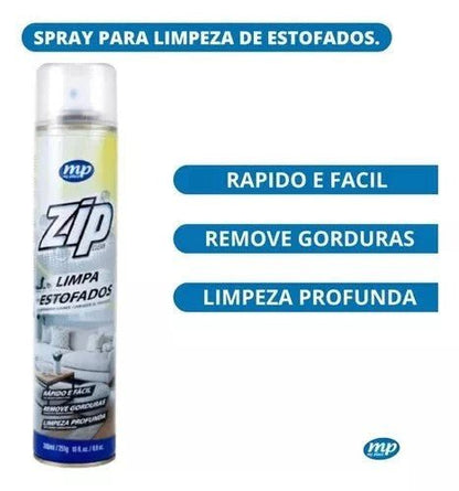 Kit 3 Limpa Estofados Spray 300ml Zip - e - dona