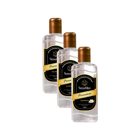 Kit 3 Limpadores 120ml Cada Chá Branco Senamax - e - dona