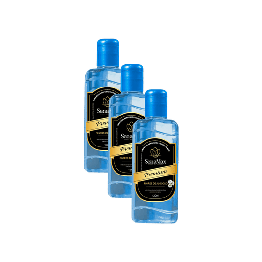 Kit 3 Limpadores 120ml Cada Flor de Algodão Senamax - e - dona