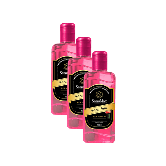 Kit 3 Limpadores 120ml Cada Flor de Cacto Senamax - e - dona