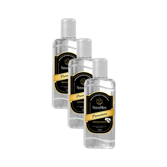 Kit 3 Limpadores 120ml Cada Orquídea Branca - e - dona