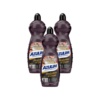 Kit 3 Limpadores Azulim 1 Litro – Ameixa Negra - e - dona