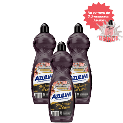 Kit 3 Limpadores Azulim 1 Litro – Ameixa Negra - e - dona