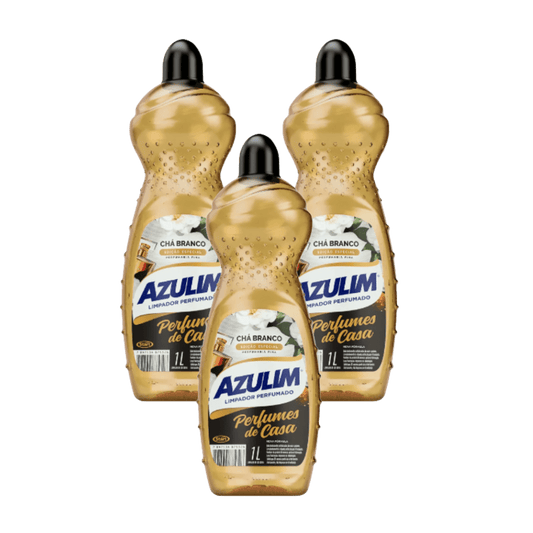 Kit 3 Limpadores Azulim 1 Litro Cada – Chá Branco - e - dona