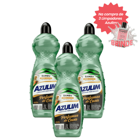 Kit 3 Limpadores Azulim 1L – Bambu - e - dona