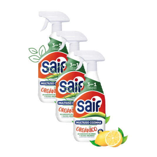 Kit 3 Multiusos 500ml Saif Cozinha Orgânico - e - dona