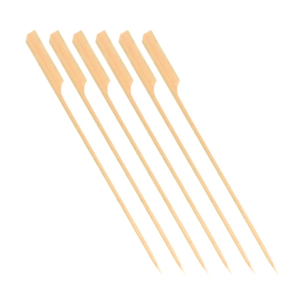 Kit 3 Pacotes de Espeto de bambu Golf 9cm Natural com 50 unidades Ideal para lanches e Petiscos - e - dona