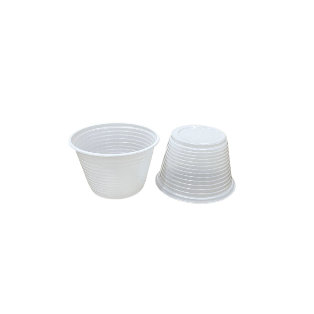 Kit 3 Pacotes de Potes de 100ml Branco Copomais PS com 100 unidades - e - dona