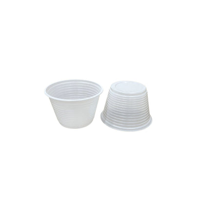 Kit 3 Pacotes de Potes de 100ml Branco Copomais PS com 100 unidades - e - dona