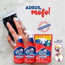 Kit 3 Unidades Tira Mofo Refil 500ml Saif - e - dona