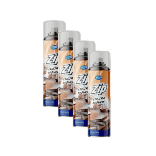 Kit 4 Lustra Móveis Spray 300ml Zip - e - dona