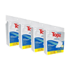 Kit 4 Pacotes de Algodão Quadrado Fileira Dupla c/ 100 Unidades Cada