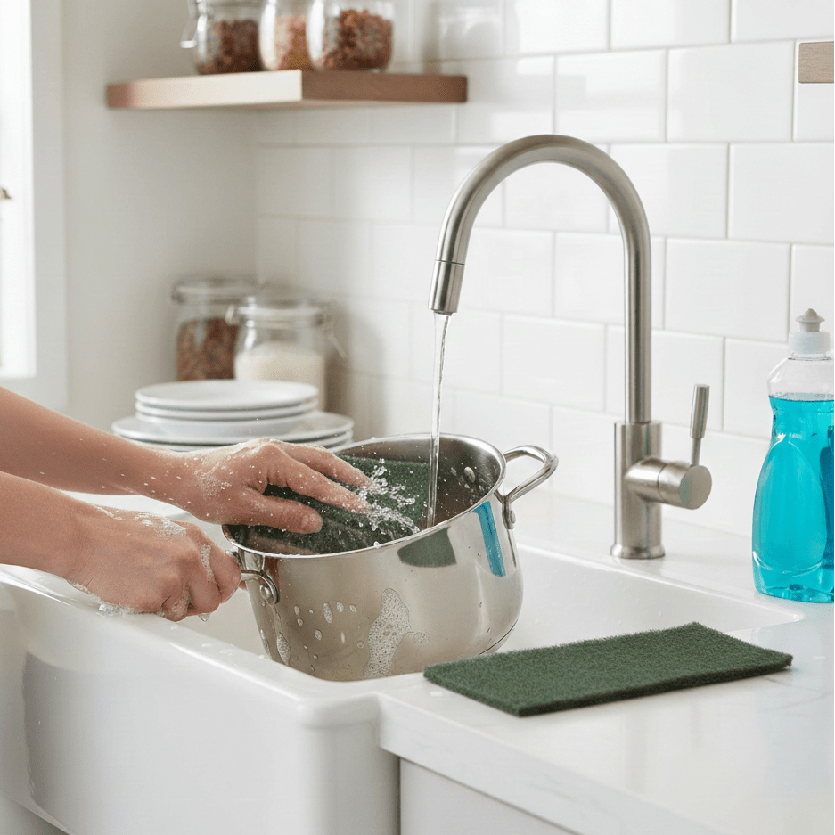 Kit 4 Pacotes de Fibra de Limpeza Uso Geral Scotch Brite com 2 unidades - e - dona