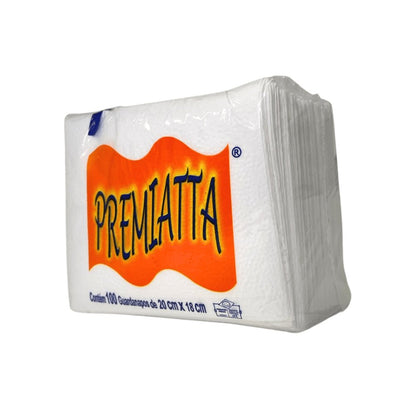 Kit 5 Pacotes de Guardanapo 20x18cm folha simples Premiatta com 100 folhas - e - dona