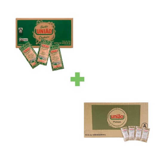 Kit Açúcar Mascavo + Cristal União 1kg - e - dona