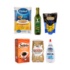 Kit Arroz Culinaria Italiana Camil 1kg + Azeite Cocinero 500ml + Azeitonas Verde 120g + Café Seleto 500g + União Premium 1kg + Adoçante Zero Cal 100ml